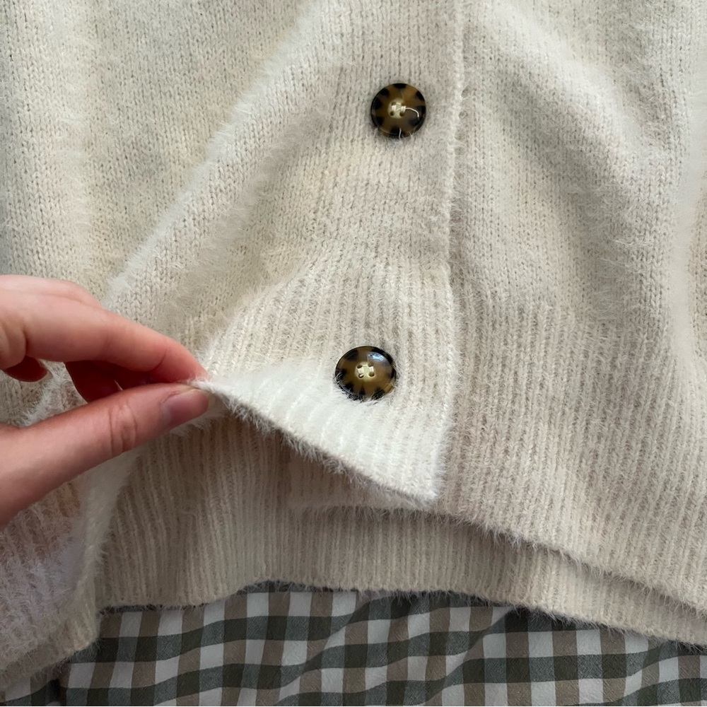 Fuzzy Cardigan - Picture 7 of 13